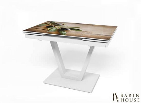 Купити                                            Обідній стіл розкладний Maxi V білий (Maxi V/white/05) 226101
