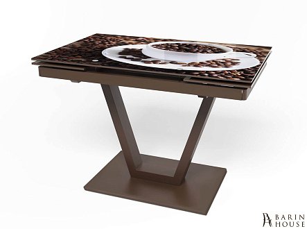 Купить                                            Обеденный стол раскладной Maxi V коричневый (MaxiV/brown/03) 226392