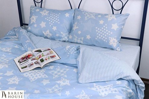 Купить                                            Комплект постельного белья Blue star бязь набивная 173004