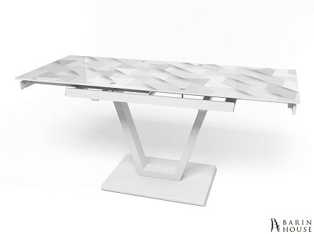 Купити                                            Кухонний стіл розкладний Maxi V білий (Maxi V/white/12) 226215