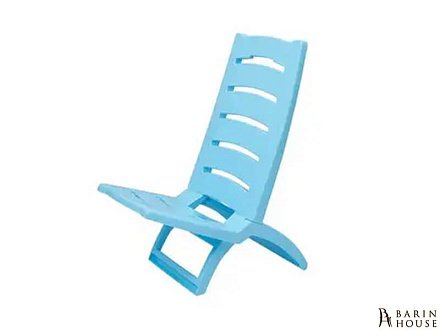 Купити                                            Крісло-шезлонг із пластику Adriatic, блакитний 275889