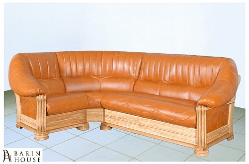 Купить                                            Угловой кожаный диван Монарх 263895