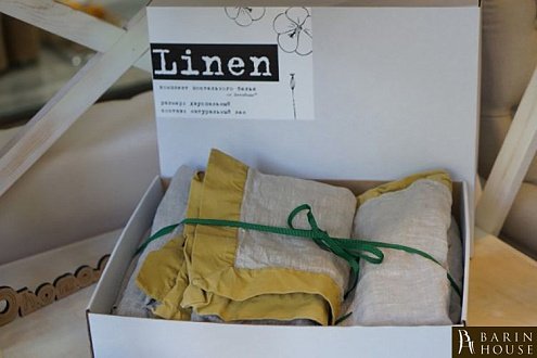 Купить                                            Комплект постельного белья "Oliva Washed linen" (лен) 141676