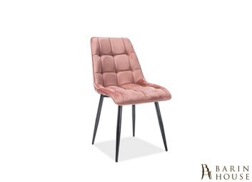 Стілець Chic Velvet чорний каркас 174224 barin.ua Купить Стілець Chic Velvet чорний каркас 174224