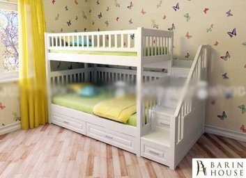 купити Двоярусне ліжко Простоквашино з платформою 191374