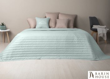 Купить Покрывало Стиль Люкс (мята/светло-серый) 244059