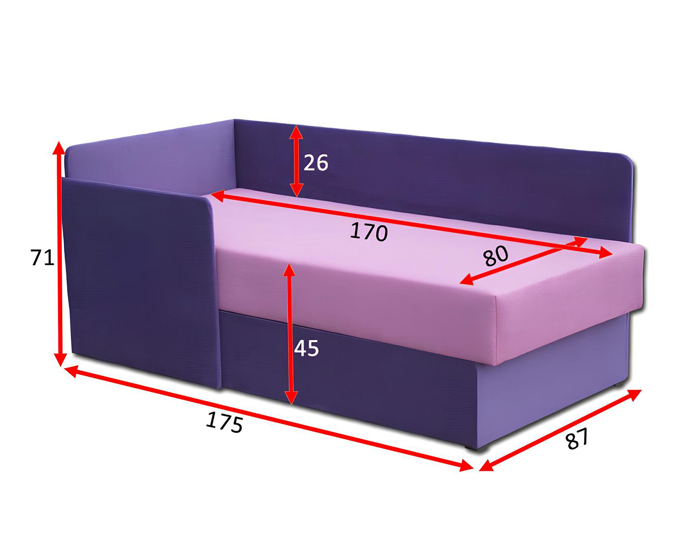 купити Диван-ліжко дитяче Бамбіно 335253 photo 3