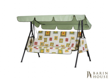 Купить Качели Дача (Бязь, Абстракция на белом фоне) 186713