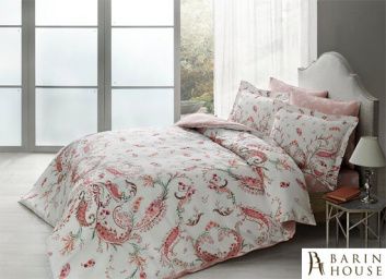 Купить Двуспальный евро комплект TAC Essen Pink Сатин 166578