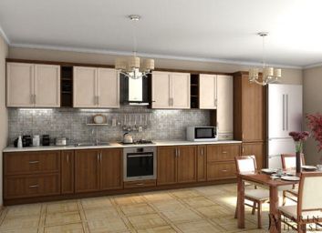 Купить Кухня Контур дуб молочный / орех темный 132597