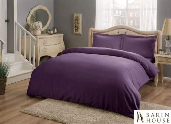 купити Двоспальний євро комплект TAC Basic Purple Сатин 165957