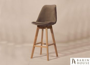 Купить Стул  Milan Soft Бархат Бар (серый) 166090