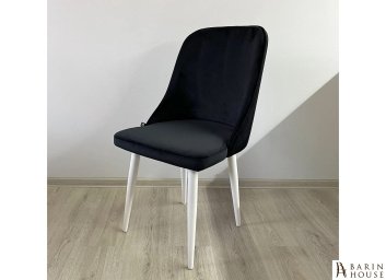 купити Стілець Martin чорний, білі ніжки метал 295905