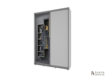 Купить Шкаф-купе 2 двери ДСП/зеркало Классик-1 (160х240х45) Белое дерево 328187