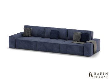 Купить Диван прямой Loft синий 310894