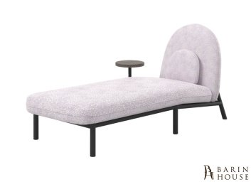 Шезлонг Soft Lounge со столиком Boucle Pink/черный 308801 barin.ua Шезлонг Soft Lounge со столиком Boucle Pink/черный