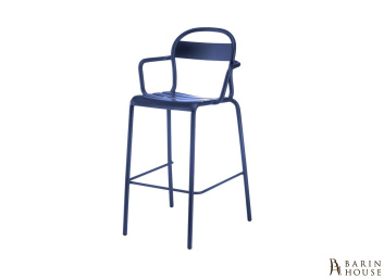 купити Барний стілець Stecca 6 Dark Blue 337052