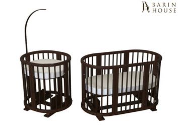 Купить Овальная кроватка Ovalbed 8в1 Venge Lux +маятник 158804