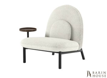 Кресло Soft Lounge со столиком Boucle Nata/черный 308632 barin.ua Кресло Soft Lounge со столиком Boucle Nata/черный