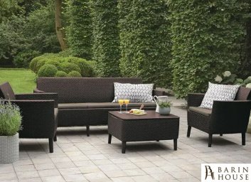 купити Набір меблів Salemo 3 seater set коричневий 255126