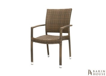 Купить Стул с подлокотниками Wicker (Cappuccino) 304135
