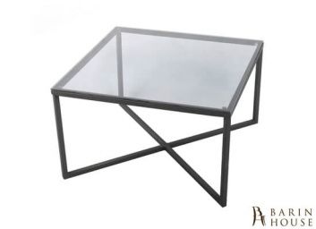 купити Журнальний стіл Брюне (графіт/прозоре) 157916