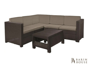 Комплект садовой мебели Provence Set коричневый 323726 barin.ua Комплект садовой мебели Provence Set коричневый