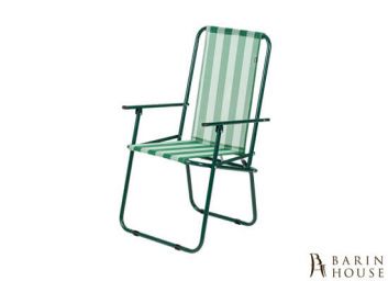 купити Стілець Дачний (біло-зелена смуга) 187428