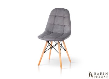 Купить Стул обеденный Джастин серый велюр 299318