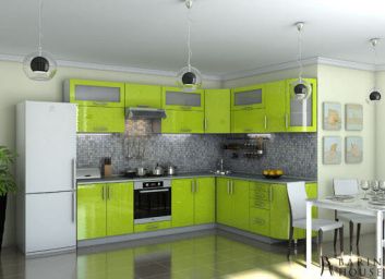 Купить Кухня Гламур лайм металік 131699