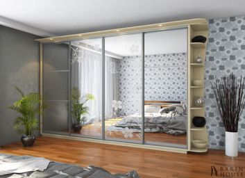 Купить Шкаф-купе четырехдверный 152413