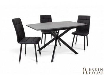 купити Стіл обідній Річард (чорний/темно-сірий) 234270