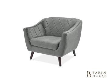 Купить Кресло Molly 1 Velvet серый/венге 270275
