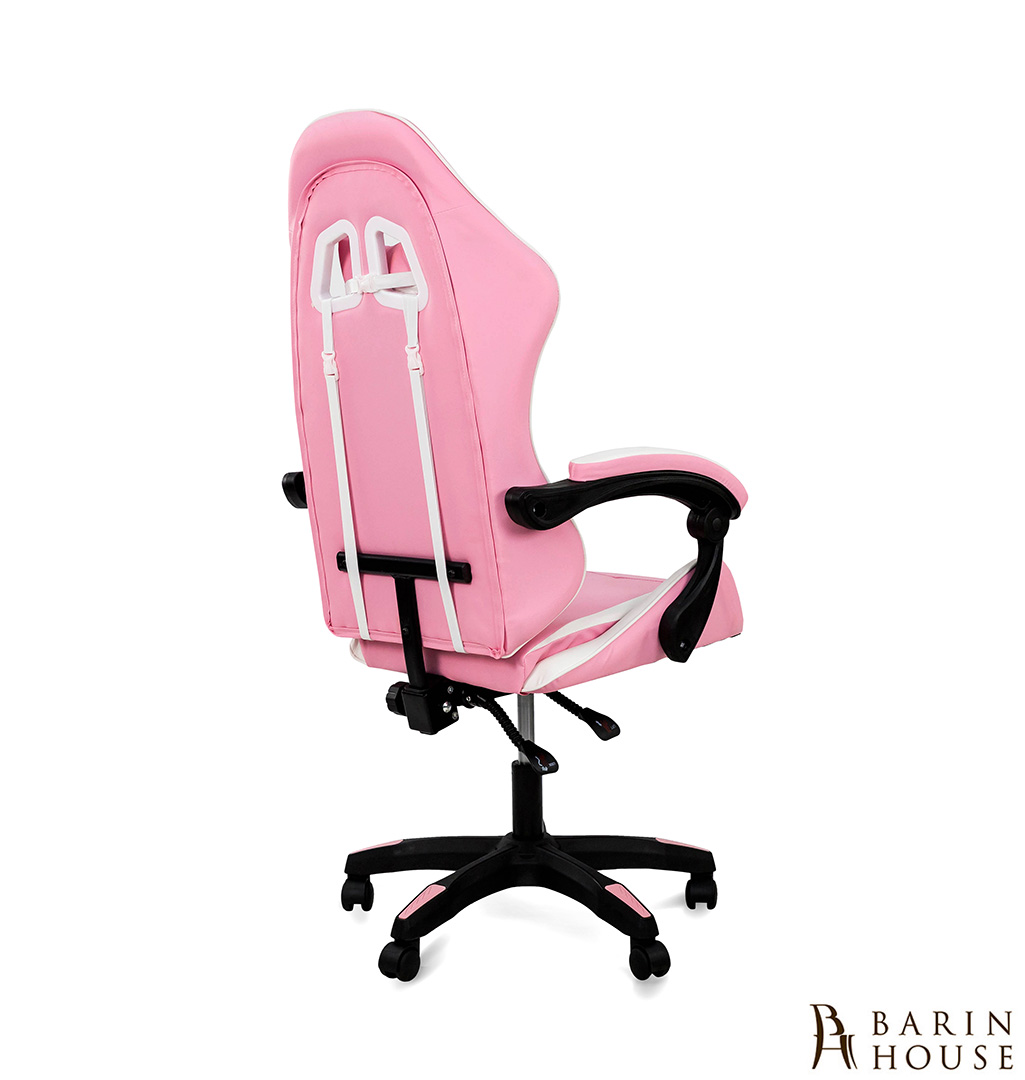 Купить Стул геймерский Слим розово-белый 336136 photo 1