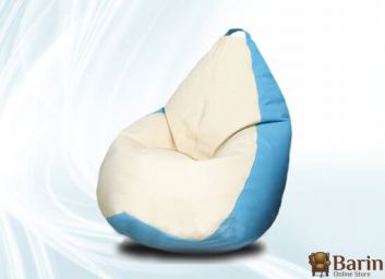 Кресло-груша White-Blue 124296 barin.ua Купить Кресло-груша White-Blue 124296