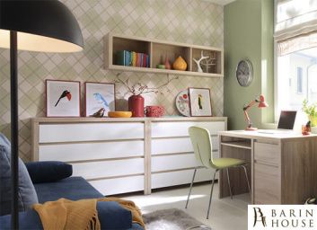 купити Дитяча кімната KASPIAN (дуб sonoma, дуб sonoma/білий глянець) 168323