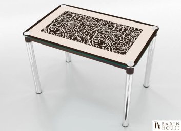 Купить Modern/chock/02/xs Кухонный стеклянный стол Modern Шоколад 294669