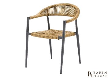 Купить Стул с подлокотниками Jonah Charcoal/Natural 314760