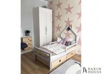 Купить Кровать Кайра с бортиками без ящиков 245364