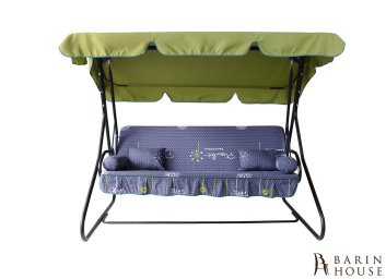 Купить Качели садовые Графиня (Бязь Одуванчик на синем) + Кресло-качалка в подарок 294916