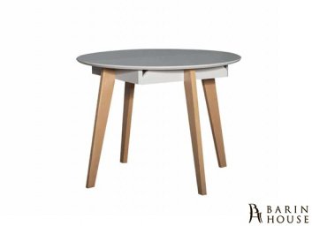 купити Стіл Марс круглий дуб/сірий 230123