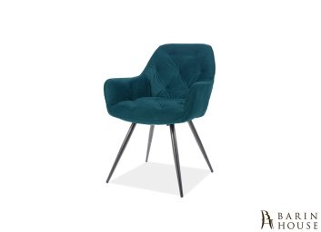 Купить Стул Cherry Matt Velvet черный/бирюза 260538