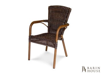 Купить Стул с подлокотниками Santa Fe Dark/Woodlook Coffee 314323