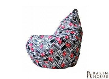 Купить Кресло груша Оксфорд принт 236113