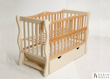 Купить Кровать SOFI слоновая кость+натуральный 246609