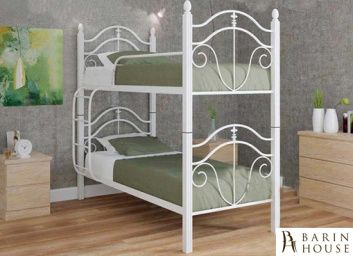 купити Ліжко Діани 2 яруси на дерев'яних ніжках 133253