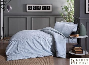 Купить Полуторный комплект TAC Fabian Mint Сатин / простынь на резинке 164969