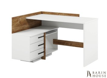 Купить Стол компьютерный Эстет (белый/дуб Таверна) 306959
