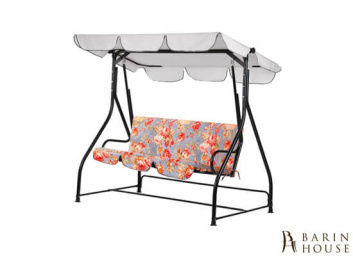 купити Гойдалки Вероніка (квіти на сірому фоні) 186577