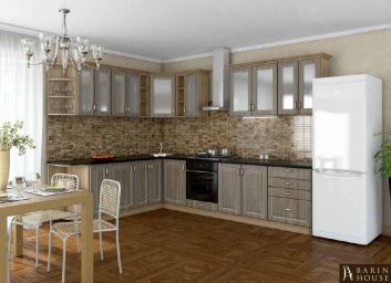 Купить Кухня Платинум Сонома темна 136625